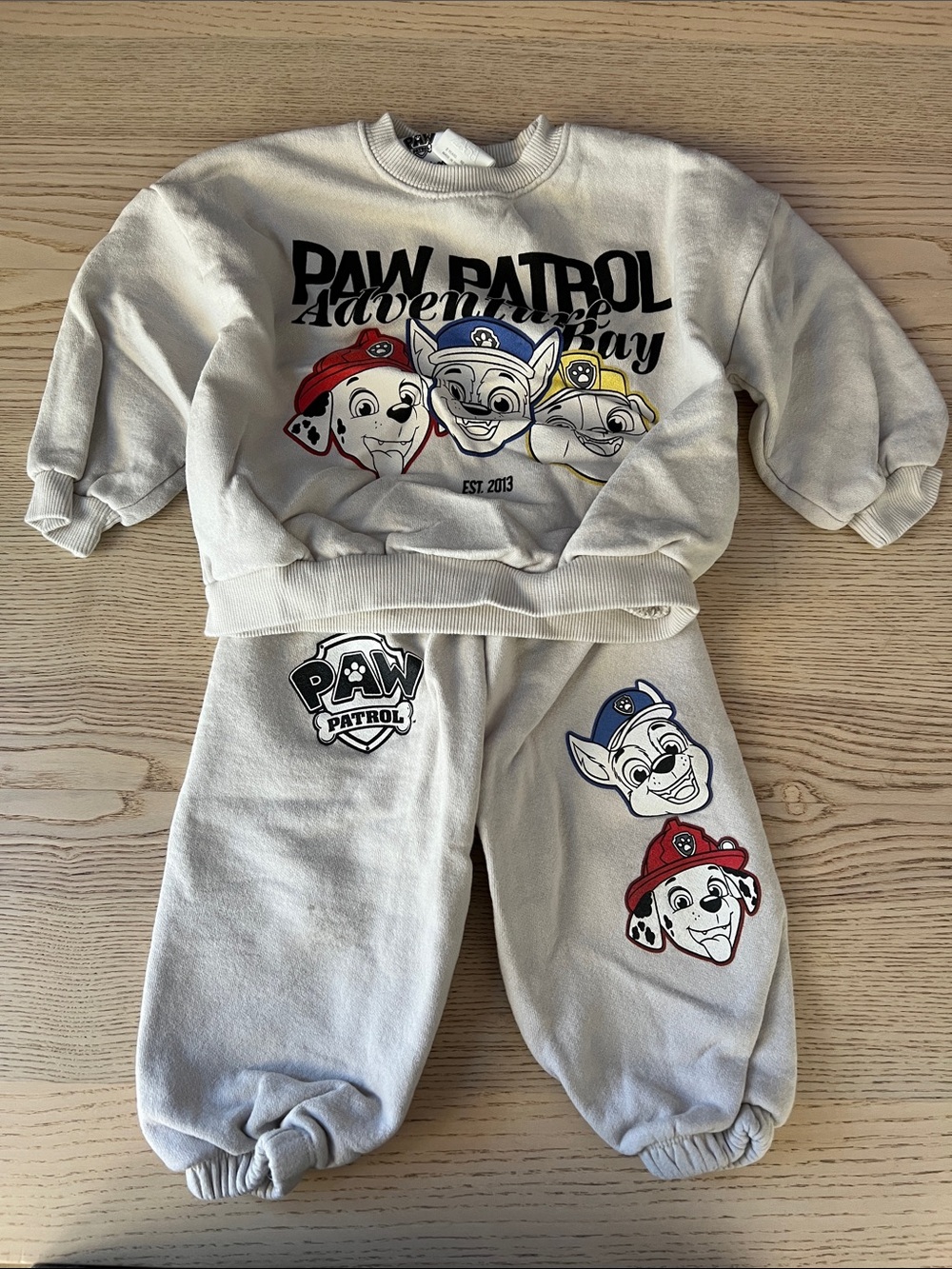 Zara Toddler Paw Patrol Sweat Set